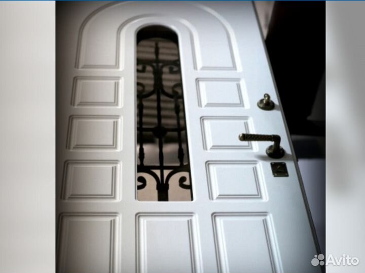 Стальная дверь с мдф и порошковым покрытием