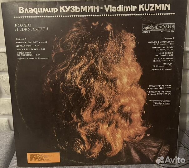 Владимир Кузьмин Винил