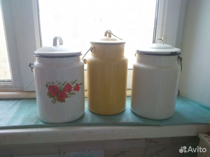 Бидончики для молока 3 литровые 3 шт