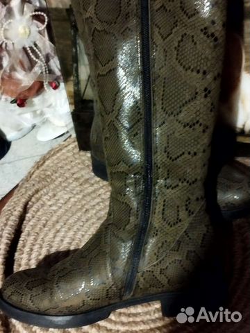 Сапоги натуральная кожа 37