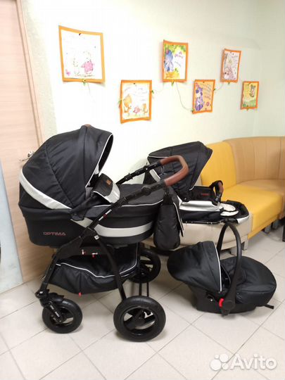 Стильная и компактная коляска Verdi Optima 3 в 1