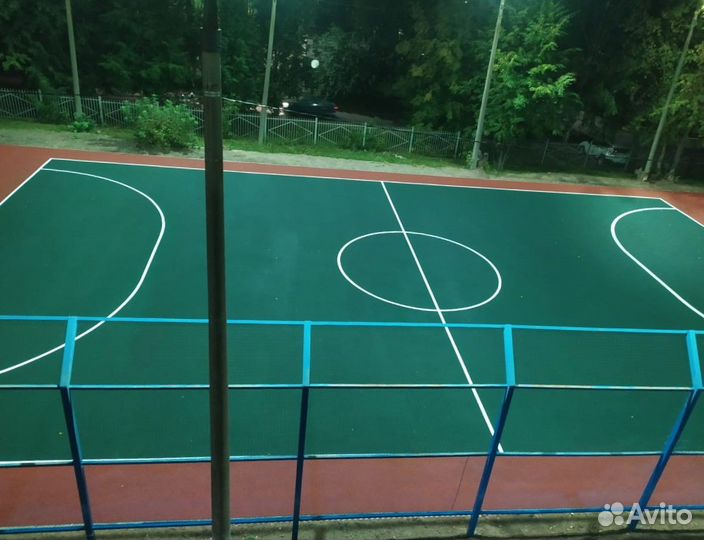 Резиновое покрытие из крошки