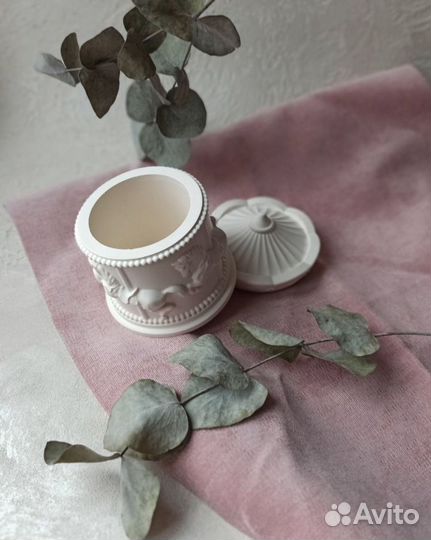 Подсвечники из гипса