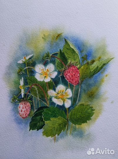 Акварельная картина