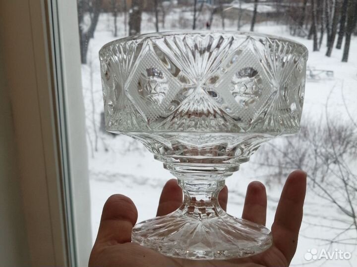Ваза хрустальная СССР
