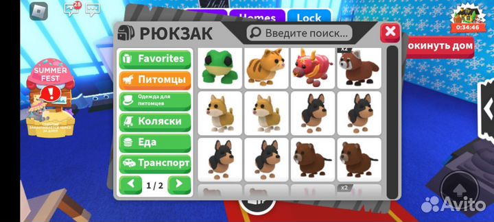 Петы в адопт ми. За рубли
