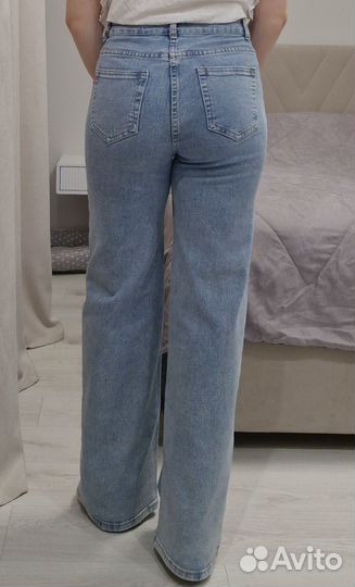 Джинсы женские широкие