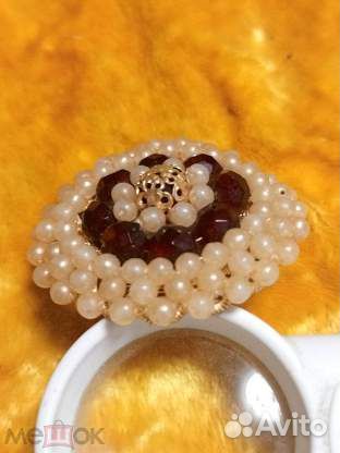 Брошь брошка СССР. Латунь