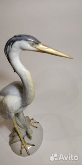 Статуэтка Германия Розенталь цапля 36 см