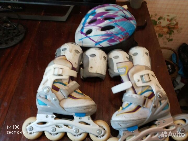 Детские ролики р 26-31 и защита отпадения