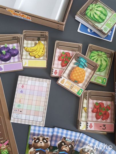 Настольная игра Тануки - охота на фрукты
