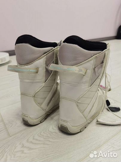 Ботинки для сноуборда nidecker eden EZ lace белые