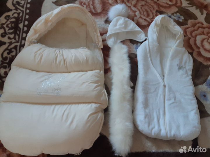 Зимний конверт на выписку