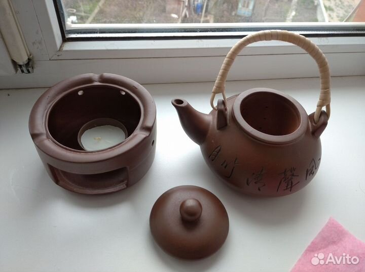 Чайник заварочный из обожженной глины