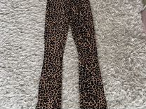 Леопардовые брюки штаны клеш