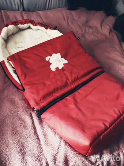 Конверт зимний с овчиной