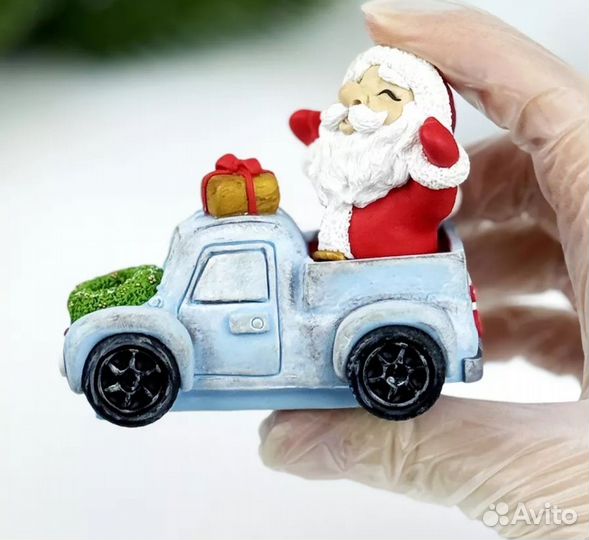 Силиконовый молд Санта клаус дед мороз