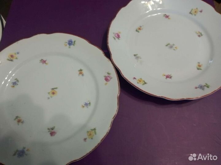 Тарелка с цветочками