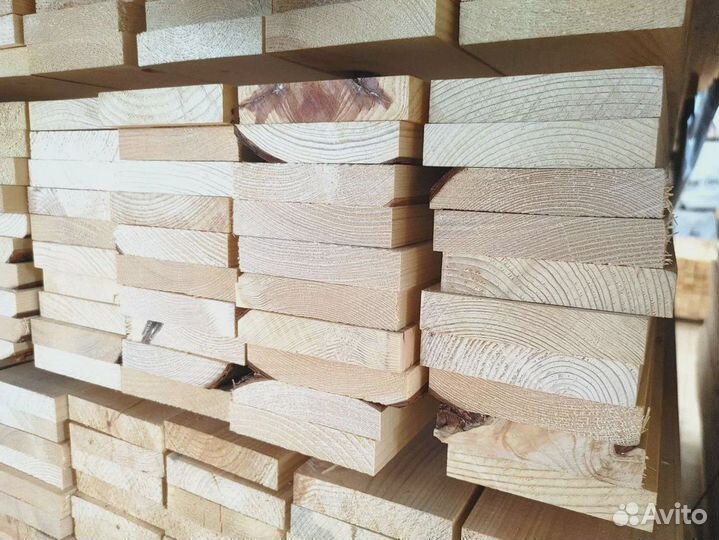 Доска обрезная сухая 25х100х2.0 Сорт 