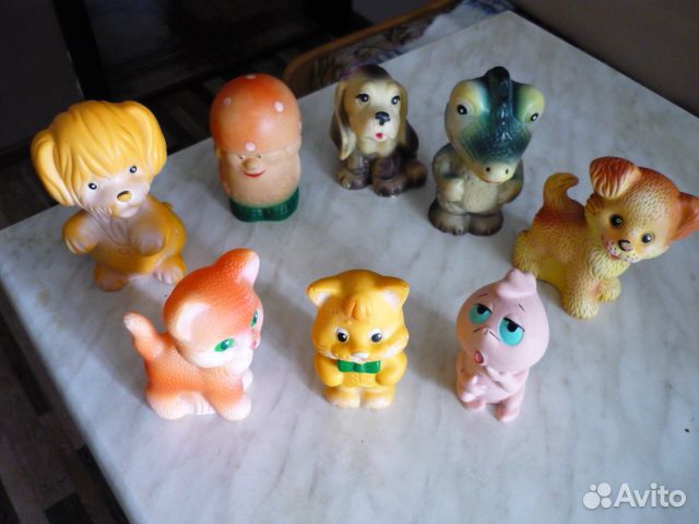 Резиновые игрушки СССР 8 шт. (за все)