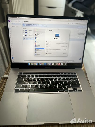 Apple macbook pro 16 2019 i9