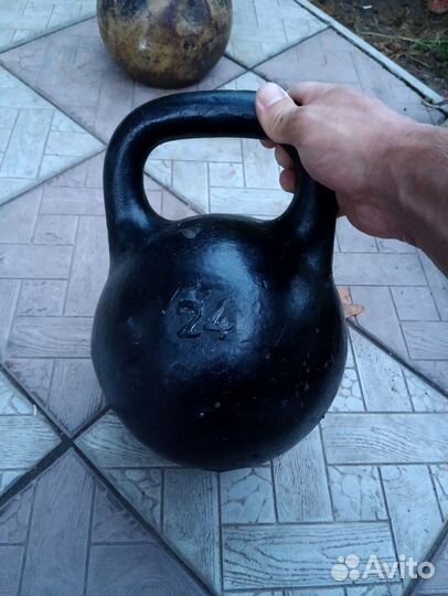 Гиря 24 кг СССР