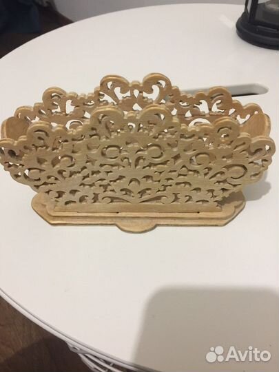 Салфетница из дерева /ручная работа