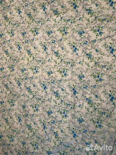 Ткань хлопок и простыни льняные СССР