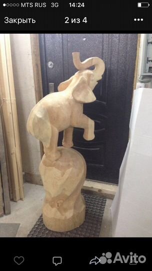 Скульптура из дерева 