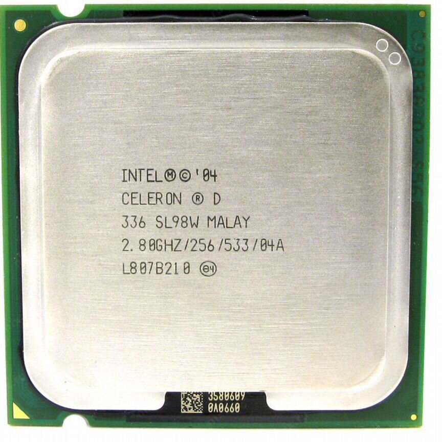 [SL98W] Процессор Intel Celeron D 336 Sl98w 2.80 Ghz