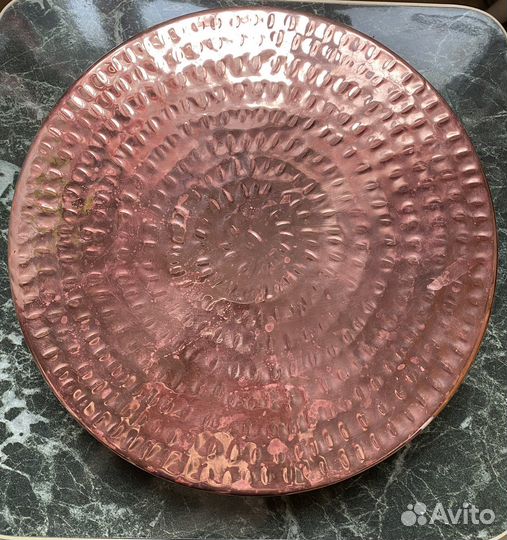 Поднос из меди и нержавейки