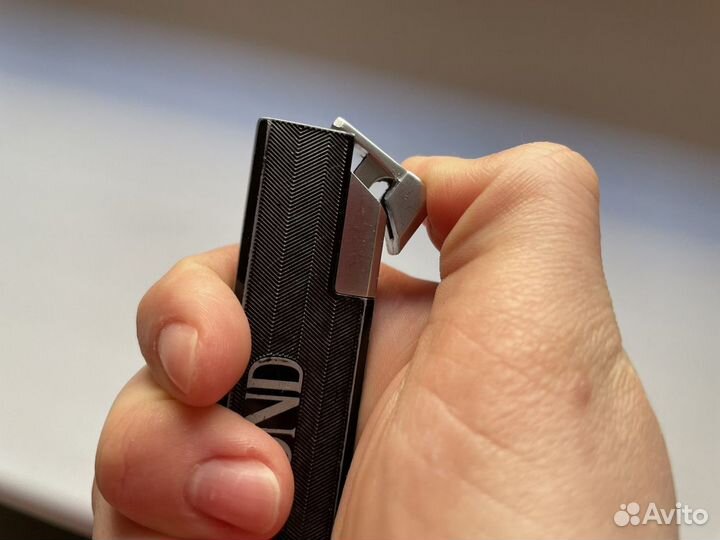 Металлическая зажигалка Bond автоген чёрная