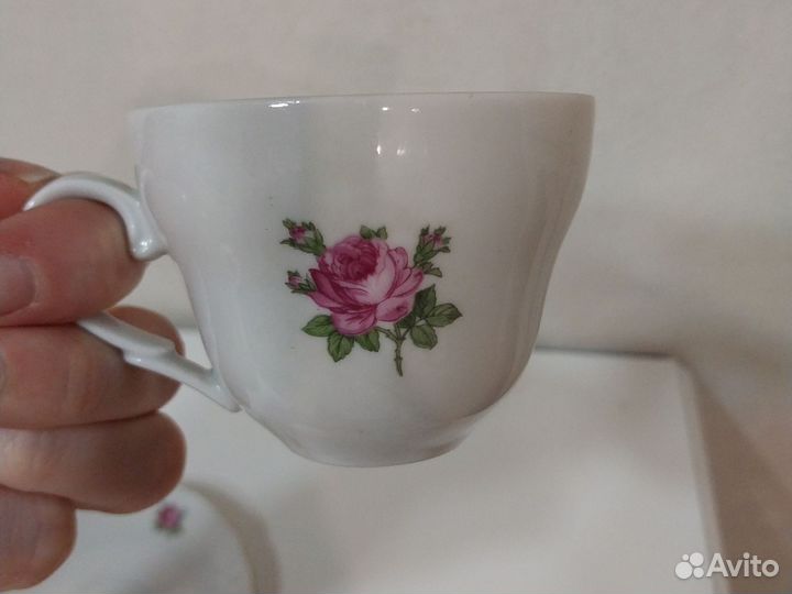 Кофейная пара Kahla GDR фарфор