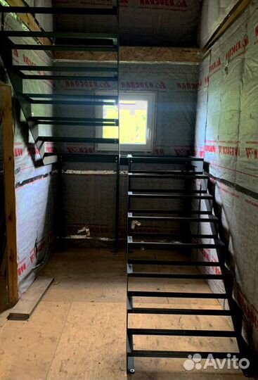 Перила кованные Установка