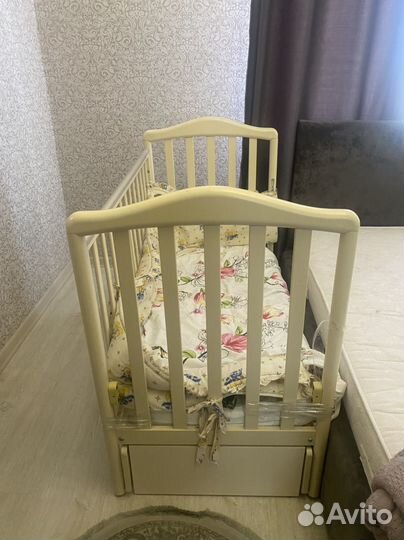 Детская кровать от 3 лет с матрасом бу