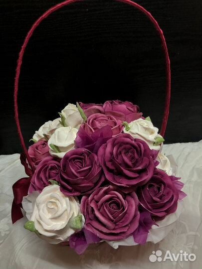 Сьедобный зефирный букет на подарок