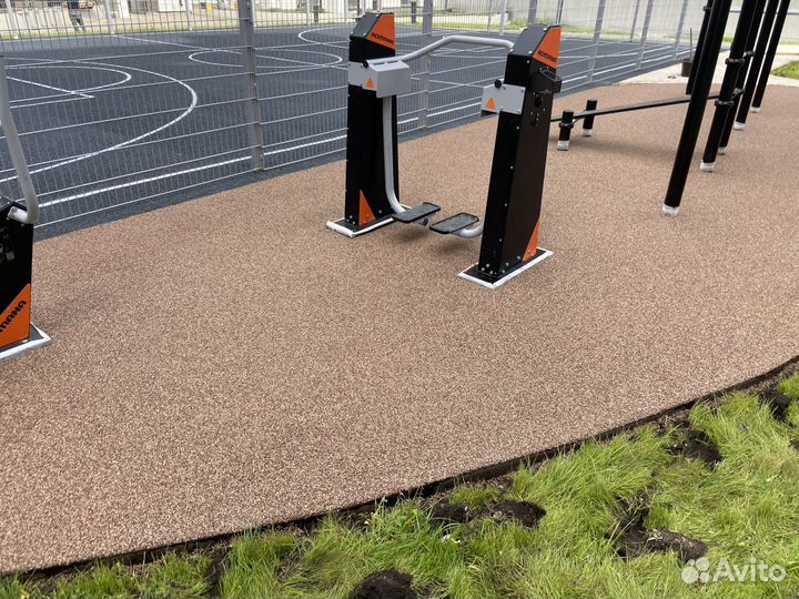 Покрытие из резиновой крошки