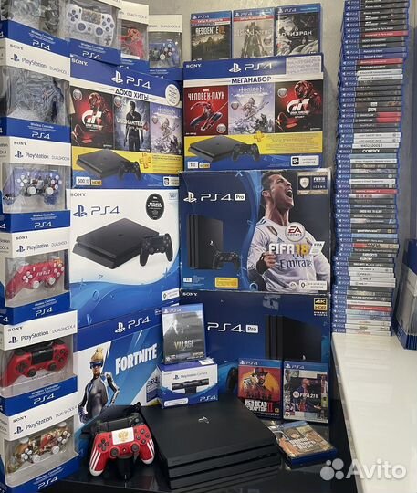 Sony playstation 4 PS4 pro, slim, игры