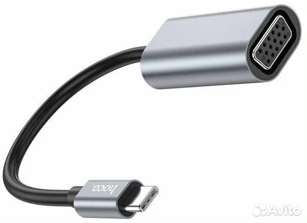 Переходник Hoco Type-C - VGA UA21 Origin Gray