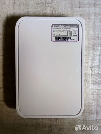 Коммутатор TP-Link TL-SF1005D (повторитель)