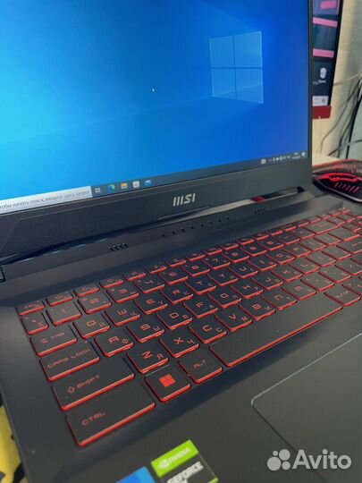 Игровой Ноутбук MSI Katana GF66 11SC