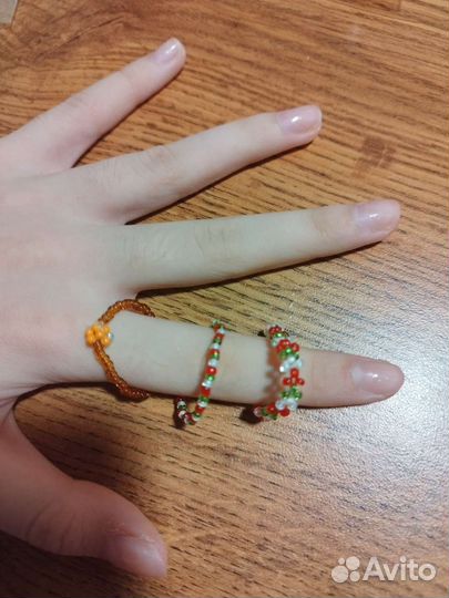 Кольца из бисера