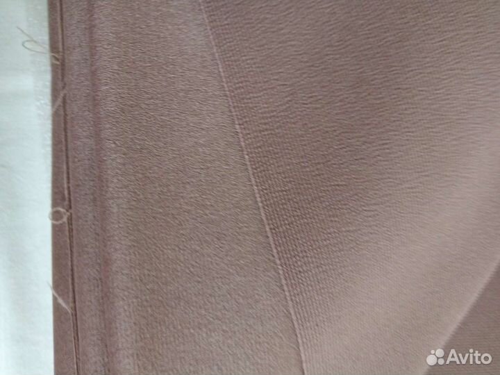 Ткань костюмная (отрез) цвета кофе с молоком