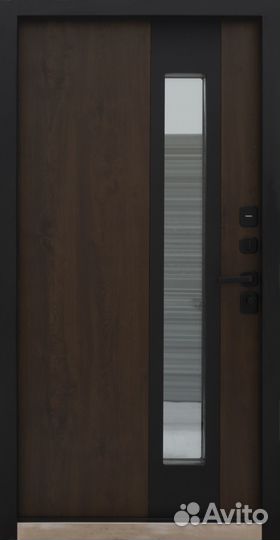 Дверь с терморазрывом и стеклопакетом Арктика