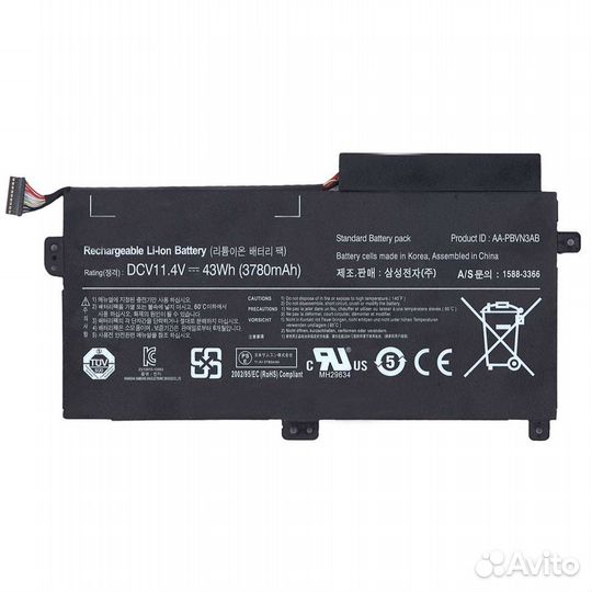 Аккумулятор Samsung 370R5E, 470R5E 11.4V 43Wh