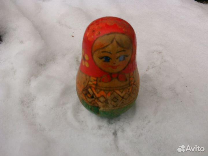 Матрешка-неваляшка музыкальная СССР