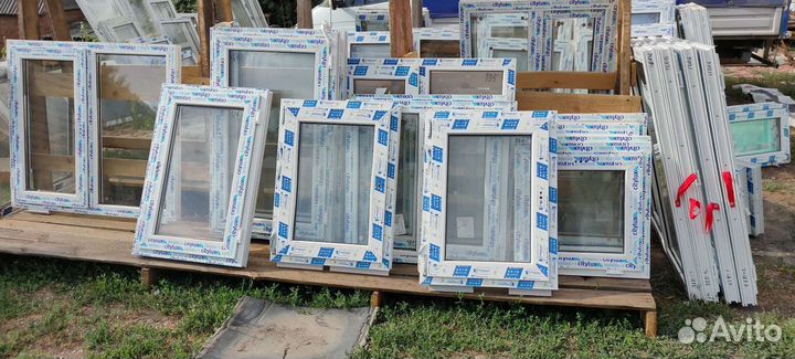 Пластиковые окна и двери бу И новые