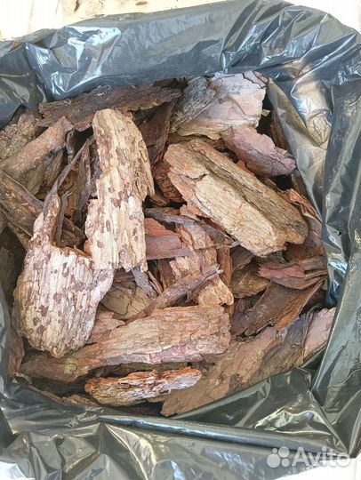 Кора сосны мульча