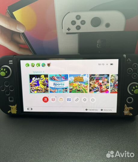 Nintendo switch oled чип + 512 gb + подписка