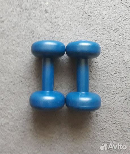 Гантели по 1 кг каждая